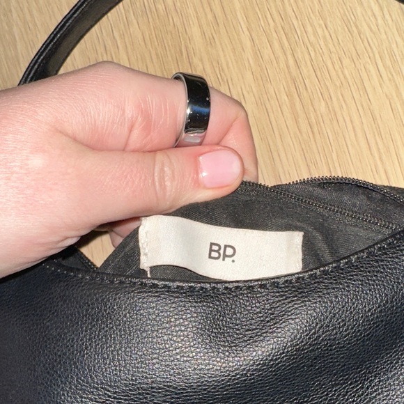 Nordstrom BP Black Faux Leather Shoulder Bag - Picture 4 of 5